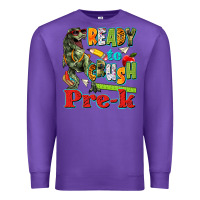 Purple ready to crush pre k Premium Sweatshirt - texasbilliewilder