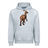 Heather Grey parasaurolophus Urban Hoodie - Artiststas