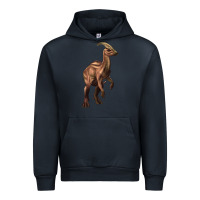 Navy parasaurolophus Urban Hoodie - Artiststas