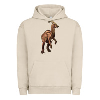 Pigment French Oak parasaurolophus Urban Hoodie - Artiststas