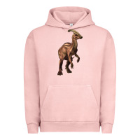 Pigment Salmon parasaurolophus Urban Hoodie - Artiststas