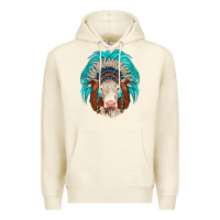 Sandshell hereford indian headdress Premium Hoodie - JahusDesignShop