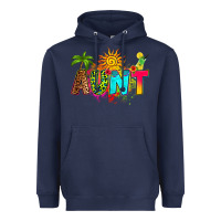 Navy summer aunt Heavyweight Hoodie - RanaPortraitStore