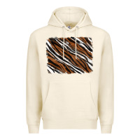 Tofu Tiger zebra background Premium Hoodie - RanaPortraitStore