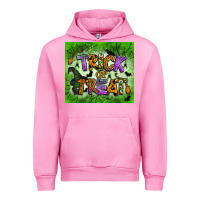 Fuchsia Pink trick or treat tumbler Urban Hoodie - BundleAndBundleShop
