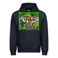 Navy trick or treat tumbler Urban Hoodie - BundleAndBundleShop