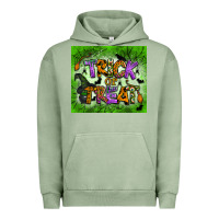 Pigment Oil Green trick or treat tumbler Urban Hoodie - BundleAndBundleShop
