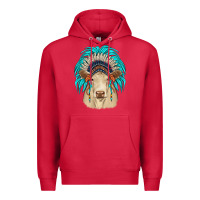 Cardinal charolais indian headdress Premium Hoodie - JahusDesignShop