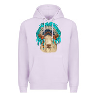 Lilac charolais indian headdress Premium Hoodie - JahusDesignShop