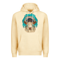 Pina Colada charolais indian headdress Premium Hoodie - JahusDesignShop