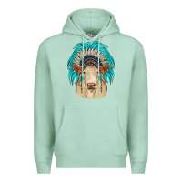Seafoam charolais indian headdress Premium Hoodie - JahusDesignShop