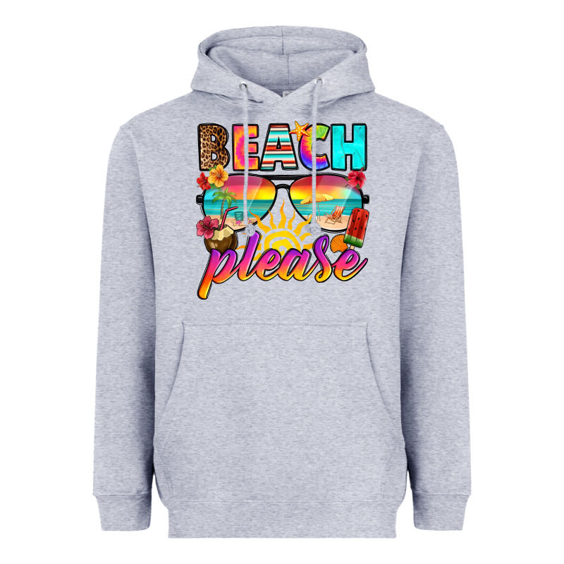 Beach Please Heavyweight Hoodie by RanaPortraitStore | Teevron