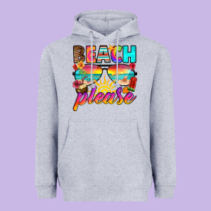 Beach Please Heavyweight Hoodie Designed By Ranaportraitstore
