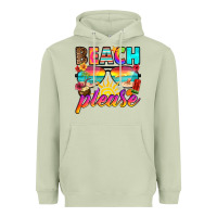 Matcha beach please Heavyweight Hoodie - RanaPortraitStore