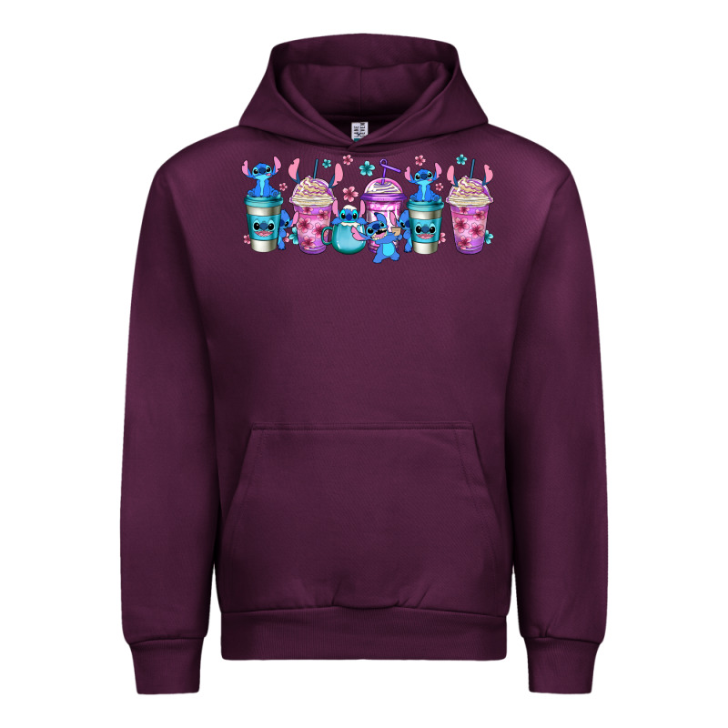 Stitch Coffee Cups Libbey Glass Urban Hoodie by Jasminsmagicworld | Teevron