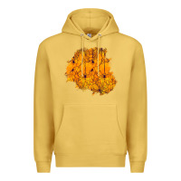 Antique Gold halloween patch Premium Hoodie - BundleAndBundleShop