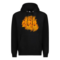 Black halloween patch Premium Hoodie - BundleAndBundleShop