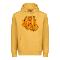 Mustard halloween patch Premium Hoodie - BundleAndBundleShop