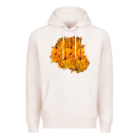 Pale Pink halloween patch Premium Hoodie - BundleAndBundleShop