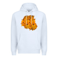 White halloween patch Premium Hoodie - BundleAndBundleShop