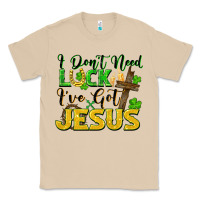 Mushroom i don't need luck i've got jesus Classic Tee - FaDigitalArtStudio