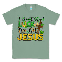 Sage i don't need luck i've got jesus Classic Tee - FaDigitalArtStudio