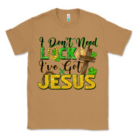 Toasted Coconut i don't need luck i've got jesus Classic Tee - FaDigitalArtStudio
