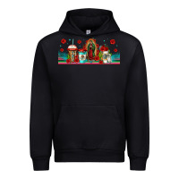 Black lady of guadalupe coffee cups libbey glass Urban Hoodie - Jasminsmagicworld