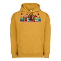 Pigment Peanut Butter lady of guadalupe coffee cups libbey glass Urban Hoodie - Jasminsmagicworld