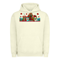 Pigment Pistachio lady of guadalupe coffee cups libbey glass Urban Hoodie - Jasminsmagicworld