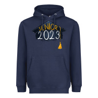 Navy senior 2023 graduation Heavyweight Hoodie - RanaPortraitStore