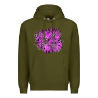 Army Green halloween patch Premium Hoodie - BundleAndBundleShop