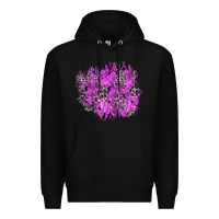 Black halloween patch Premium Hoodie - BundleAndBundleShop