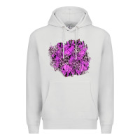 Dove Grey halloween patch Premium Hoodie - BundleAndBundleShop