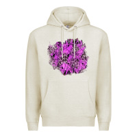 Oatmeal Heather halloween patch Premium Hoodie - BundleAndBundleShop