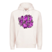 Pale Pink halloween patch Premium Hoodie - BundleAndBundleShop