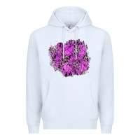 White halloween patch Premium Hoodie - BundleAndBundleShop