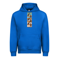 Cobalt dinosaur parasaurolophus pen wrap Urban Hoodie - Artiststas