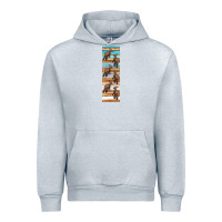 Heather Grey dinosaur parasaurolophus pen wrap Urban Hoodie - Artiststas