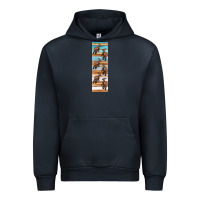 Navy dinosaur parasaurolophus pen wrap Urban Hoodie - Artiststas
