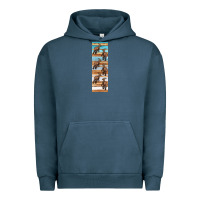 Pigment Midnight Navy dinosaur parasaurolophus pen wrap Urban Hoodie - Artiststas