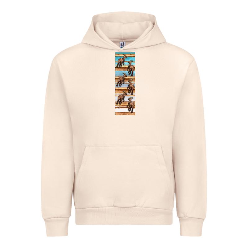 Dinosaur Parasaurolophus Pen Wrap Urban Hoodie by Artiststas | Teevron