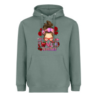 Sage one loved teacher messy bun Heavyweight Hoodie - RanaPortraitStore