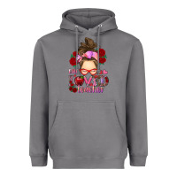 Storm one loved teacher messy bun Heavyweight Hoodie - RanaPortraitStore