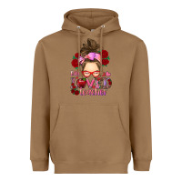Toasted Coconut one loved teacher messy bun Heavyweight Hoodie - RanaPortraitStore