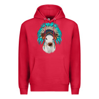 Cardinal calf indian headdress Premium Hoodie - JahusDesignShop