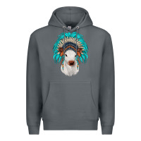 Rock calf indian headdress Premium Hoodie - JahusDesignShop