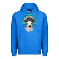 True Royal calf indian headdress Premium Hoodie - JahusDesignShop