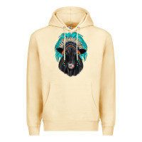 Pina Colada black angus indian headdress Premium Hoodie - JahusDesignShop
