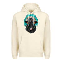 Sandshell black angus indian headdress Premium Hoodie - JahusDesignShop